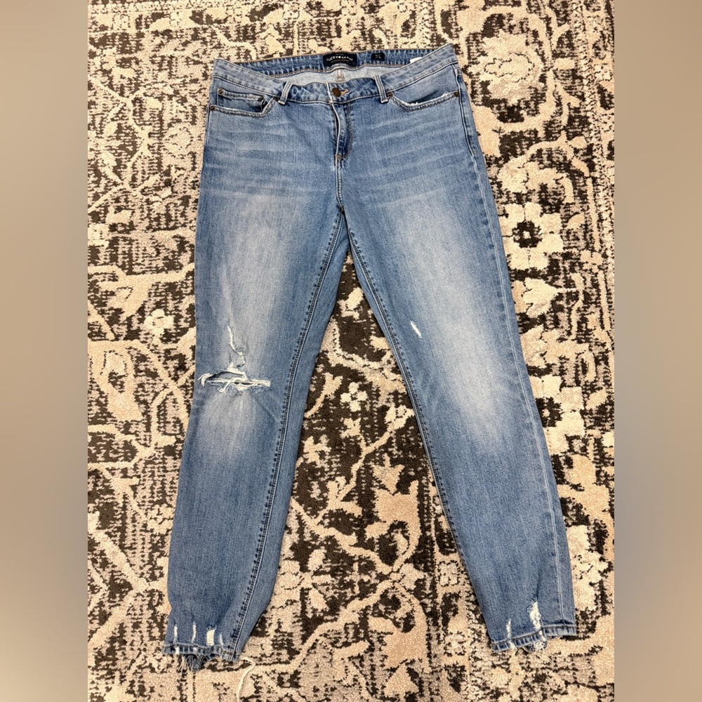 Lucky Brand Light Blue Distressed Skinny Jeans